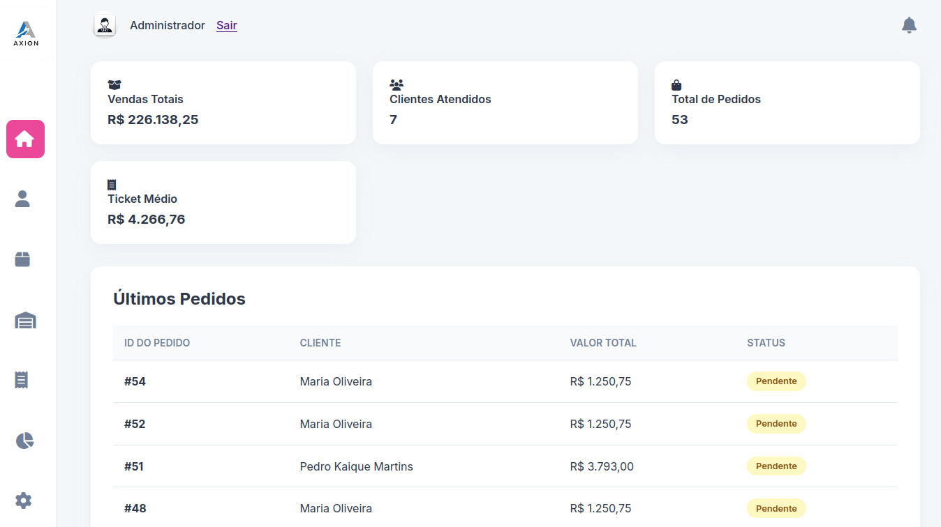 Vantagens de um Sistema de Pedidos Online Interno: Por que sua empresa precisa da Axion